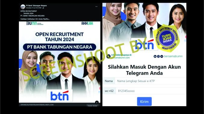 Open Recruitment Bank Tabungan Negara (BTN) 2024