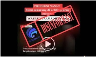 Waspada Ramadhan 2021, Prediksi NASA Bumi Sekarang Dikelilingi Arus Meteor