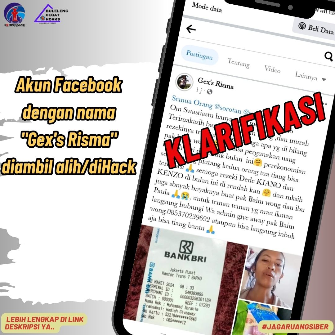 Akun Facebook dengan nama 