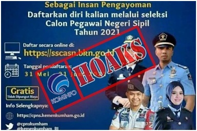 Flyer Proses Seleksi Penerimaan CPNS Kemenkumham 2021