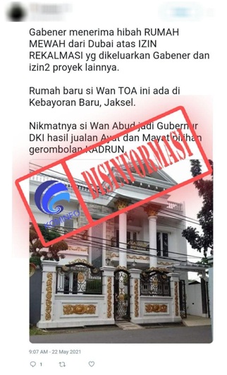 Foto Rumah Baru Gubernur DKI di Kebayoran Baru, Jakarta Selatan