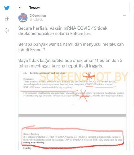 Vaksin mRNA Tidak Direkomendasikan Selama Kehamilan