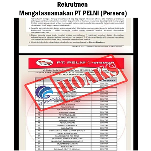 Rekrutmen Mengatasnamakan PT PELNI (Persero)