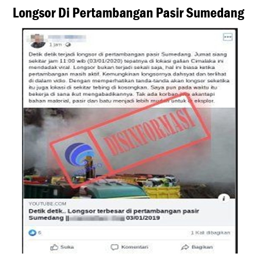 Longsor Di Pertambangan Pasir Sumedang