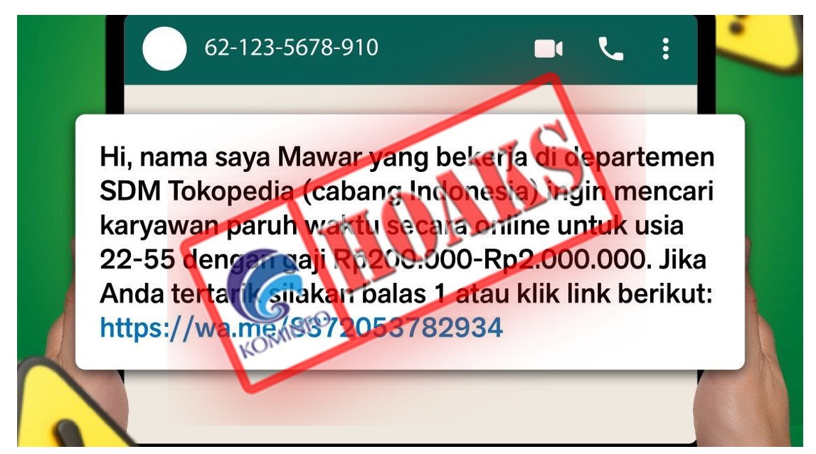 Lowongan Kerja di Departemen SDM Tokopedia