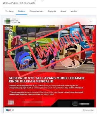 Gubernur NTB Tidak Melarang Mudik Lebaran 1442 H