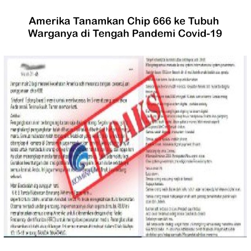 Amerika Tanamkan Chip 666 ke Tubuh Warganya di Tengah Pandemi Covid-19