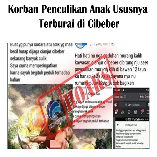 Korban Penculikan Anak Ususnya Terburai di Cibeber