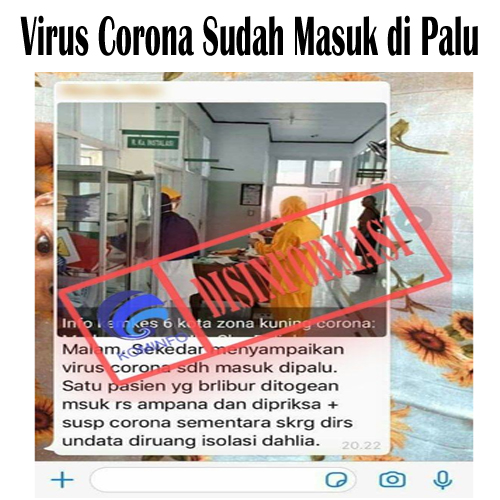 Virus Corona Sudah Masuk di Palu