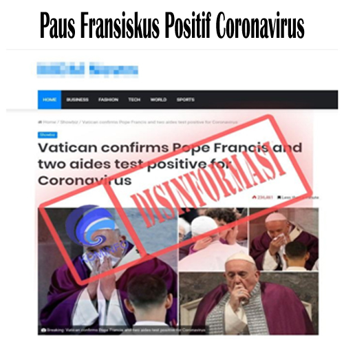 Paus Fransiskus Positif Coronavirus