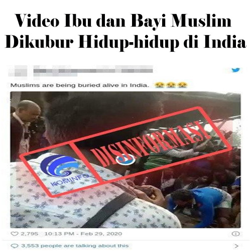 Video Ibu dan Bayi Muslim Dikubur Hidup-hidup di India