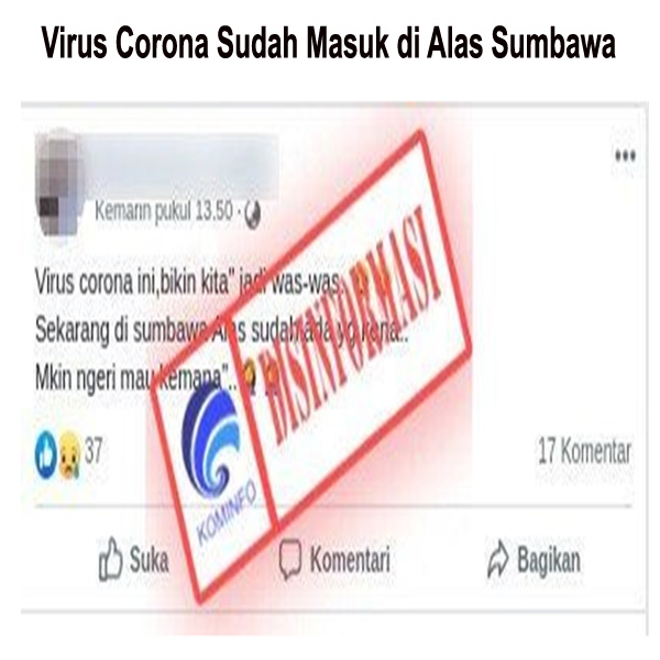 Virus Corona Sudah Masuk di Alas Sumbawa