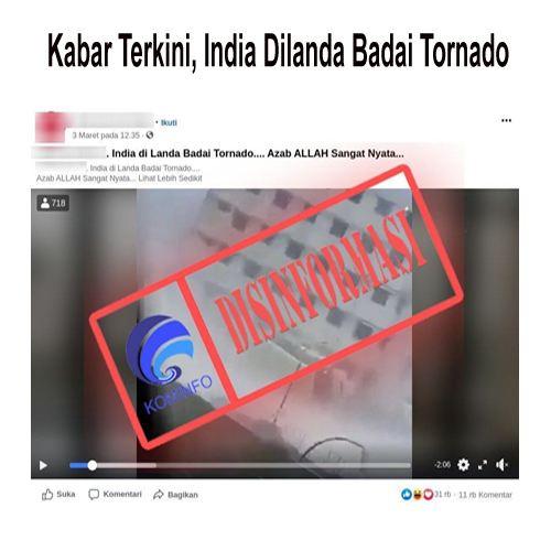 Kabar Terkini, India Dilanda Badai Tornado