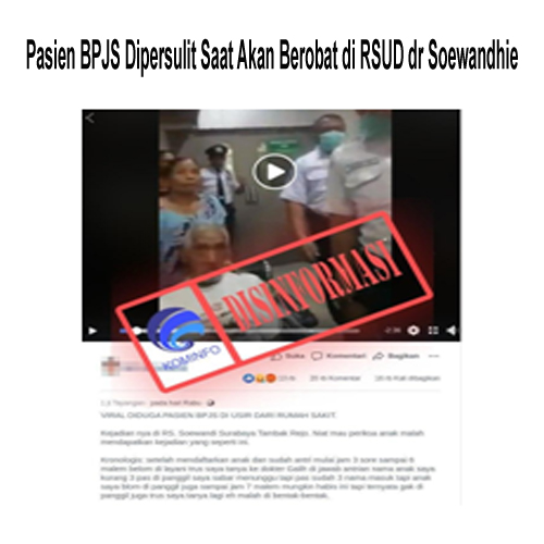 Pasien BPJS Dipersulit Saat Akan Berobat di RSUD dr Soewandhie