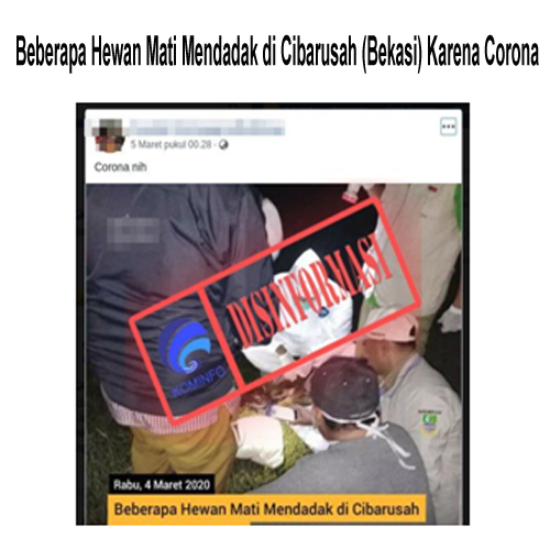 Beberapa Hewan Mati Mendadak di Cibarusah (Bekasi) karena Corona