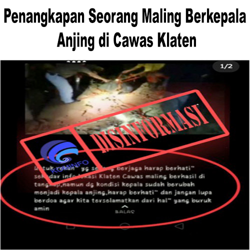 Penangkapan Seorang Maling Berkepala Anjing di Cawas Klaten