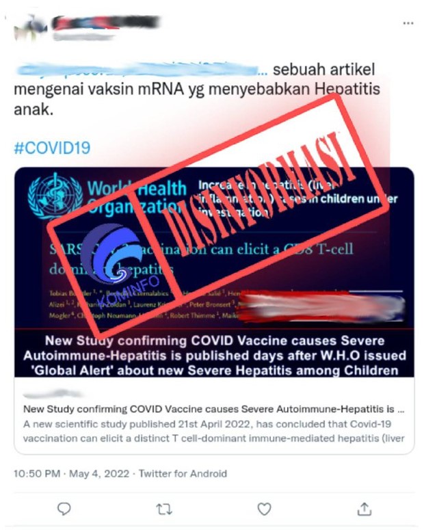 Vaksin mRNA Menyebabkan Hepatitis pada Anak