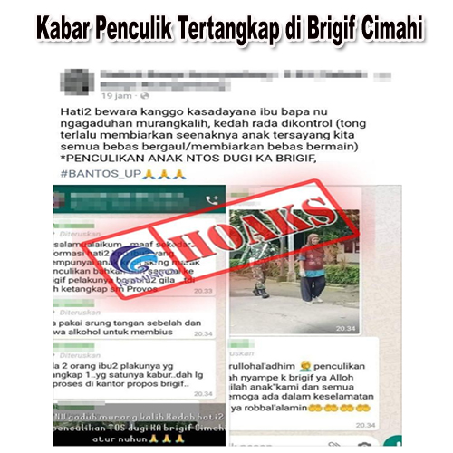 Kabar Penculik Tertangkap di Brigif Cimahi