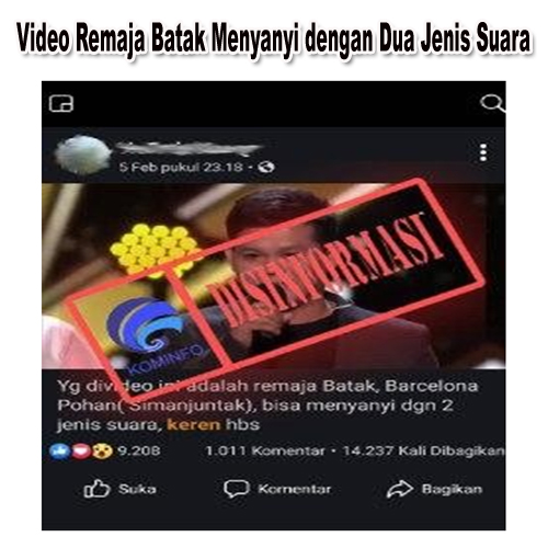 Video Remaja Batak Menyanyi dengan Dua Jenis Suara