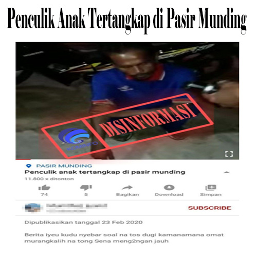 Penculik Anak Tertangkap di Pasir Munding