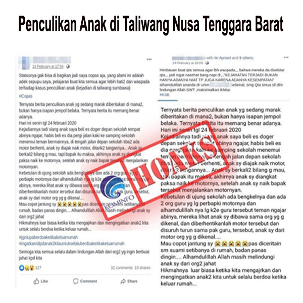 Penculikan Anak di Taliwang Nusa Tenggara Barat