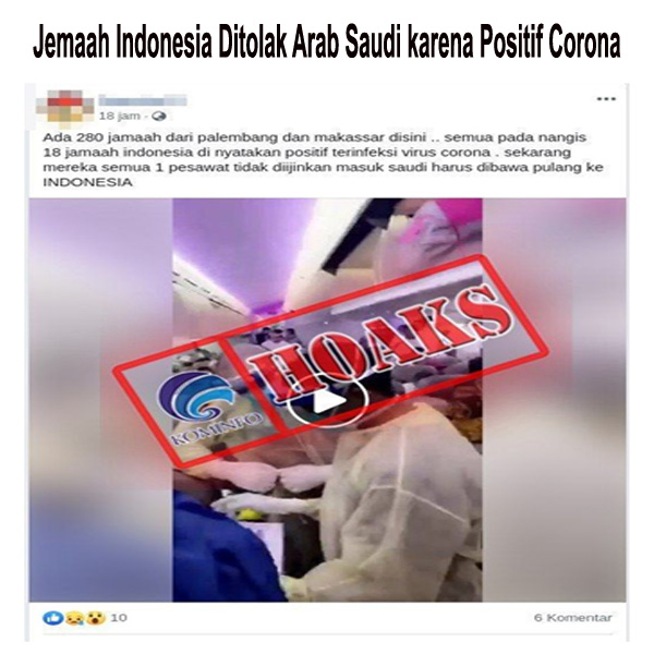 Jemaah Indonesia Ditolak Arab Saudi karena Positif Corona