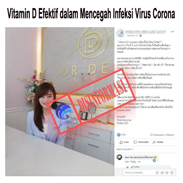 Vitamin D Efektif dalam Mencegah Infeksi Virus Corona