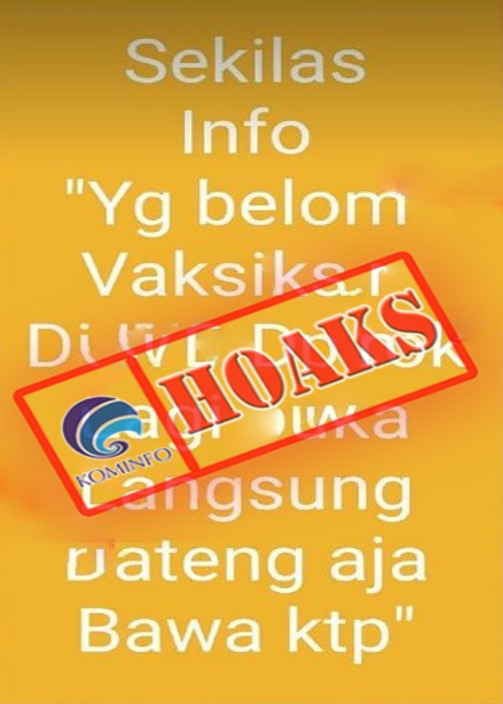 Informasi Pendaftaran Vaksinasi On The Spot di ITC Depok