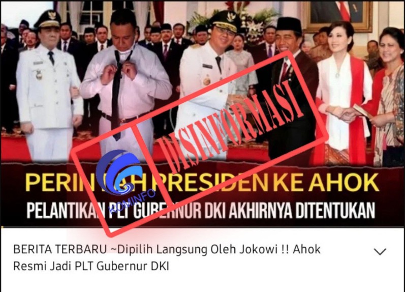 Jokowi Resmi Tunjuk Ahok Sebagai PLT Gubernur DKI Jakarta