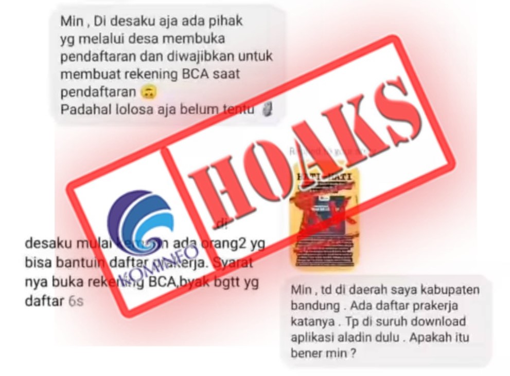 Daftar Kartu Prakerja melalui Rekening BCA dan Pihak Desa