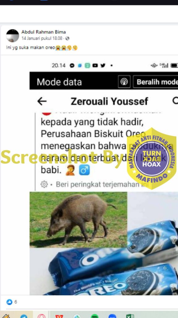 Perusahaan Biskuit Oreo menegaskan bahwa produknya Haram