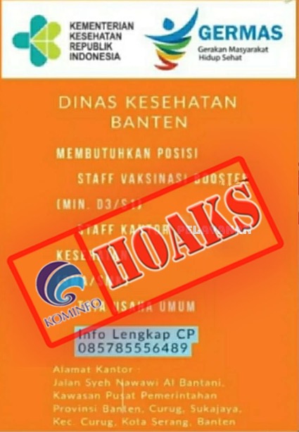 Lowongan Kerja Dinas Kesehatan Banten