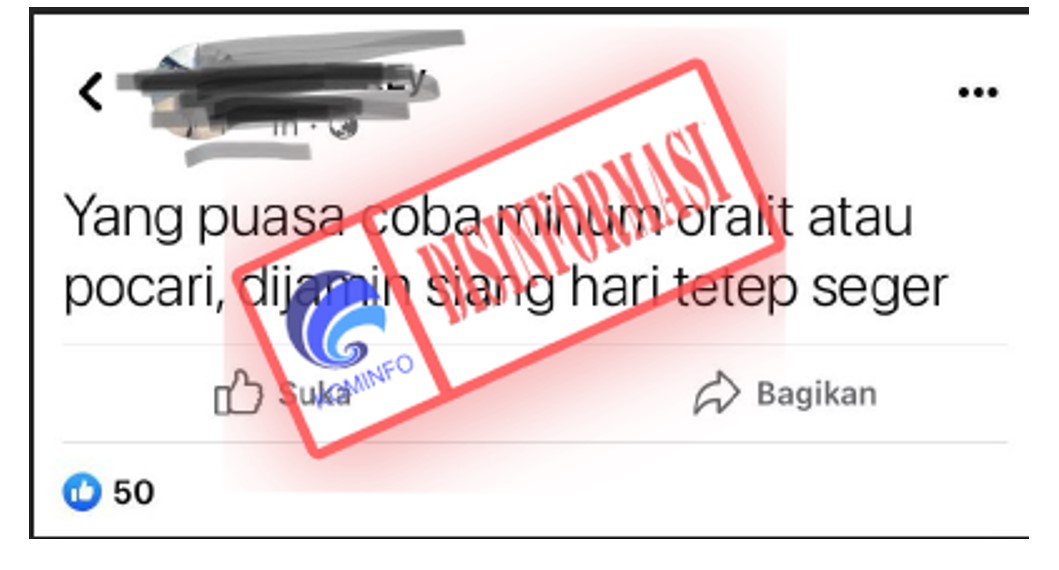 Minum Oralit di Waktu Sahur dapat Mencegah Dehidrasi Saat Puasa