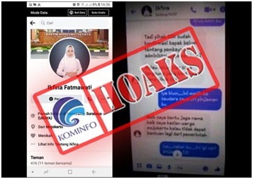 Akun Facebook Mengatasnamakan Bupati Mojokerto Ik?na Fahmawati