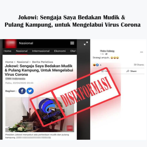 Jokowi: Sengaja Saya Bedakan Mudik & Pulang Kampung, untuk Mengelabui Virus Corona