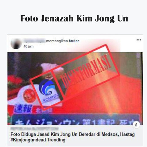 Foto Jenazah Kim Jong Un