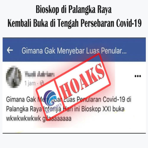 Bioskop di Palangka Raya Kembali Buka di Tengah Persebaran Covid-19