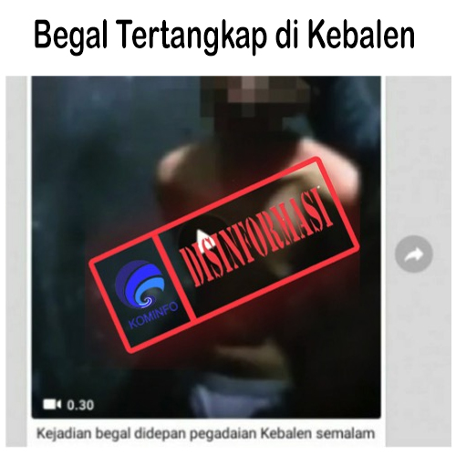 Begal Tertangkap di Kebalen