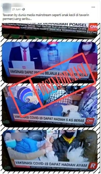 CNN Indonesia Menawarkan Hadiah agar Warga Bersedia Divaksin