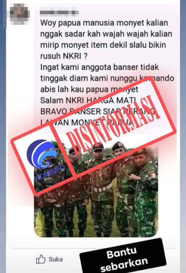 Banser Siap Perang Melawan Monyet Papua