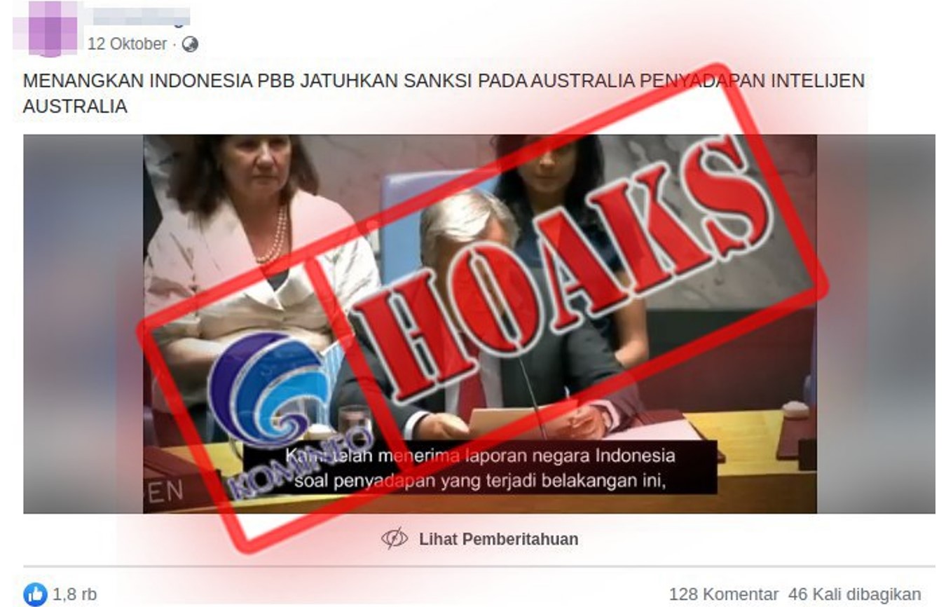 PBB Jatuhkan Sanksi atas Penyadapan Australia di Indonesia Jelang KTT G20