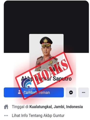 Akun Facebook Mengatasnamakan Kapolres Tanjabbar