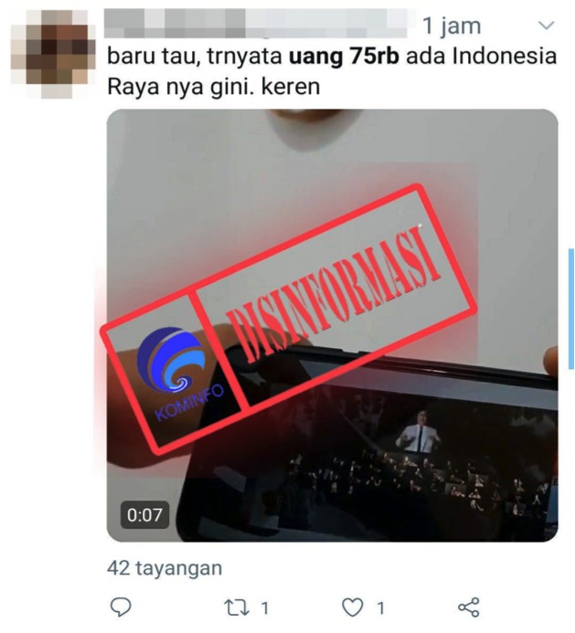 Uang Rp75 Ribu Bisa Menampilkan Video Musik