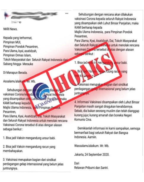 Vaksin Corona Asal Tiongkok Mengandung Babi