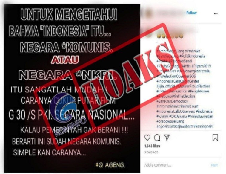 Tidak Diputarnya Film G30S/PKI Menunjukan Indonesia Negara Komunis