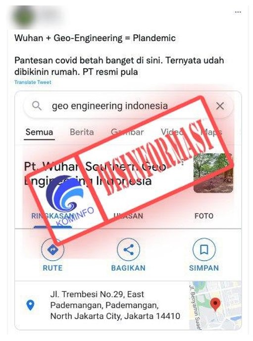 Perusahaan Covid-19 Dibangun di Indonesia