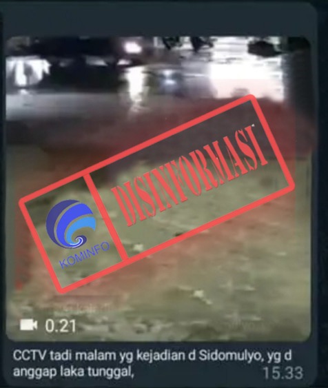 Video CCTV Kecelakaan di Depan Terminal Sidomulyo