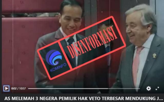 Tiga Negara Pemegang Hak Veto Dukung Presiden Jokowi Jadi Sekjen PBB