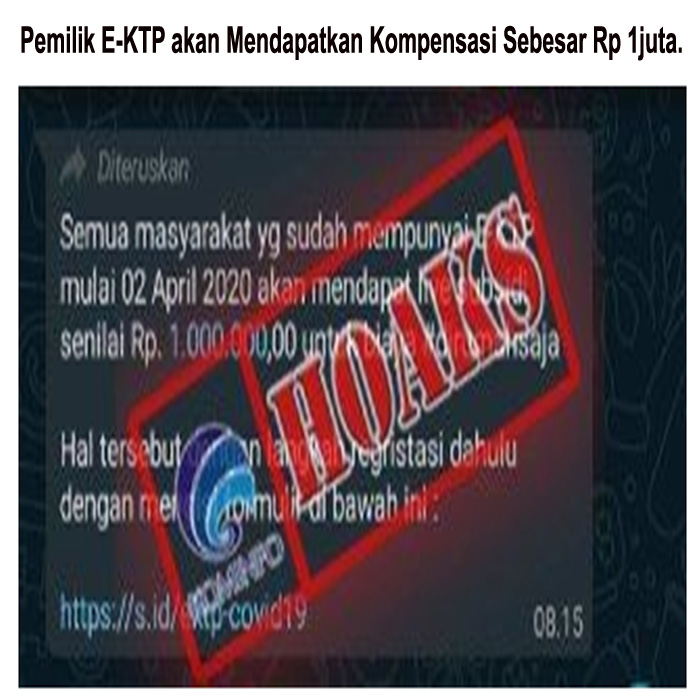 Pemilik E-KTP akan Mendapatkan Kompensasi Sebesar Rp 1juta