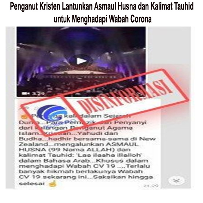 Penganut Kristen Lantunkan Asmaul Husna dan Kalimat Tauhid untuk Menghadapi Wabah Corona